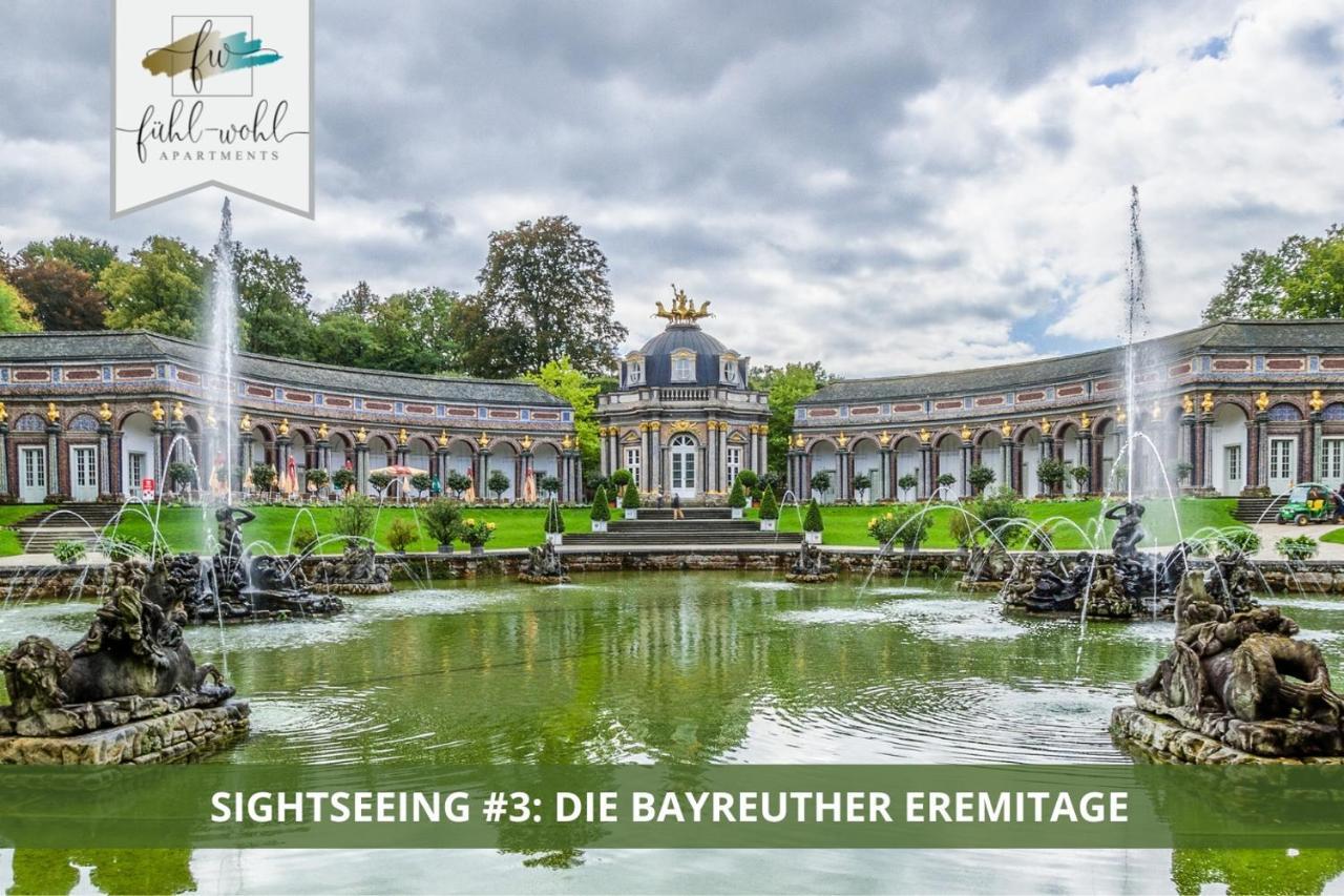 Ferienhaus Fantaisie - Wohnen Nahe Schlosspark -Stadtgrenze Bayreuth Fuer 1-5 Pers, Hunde Willkommen, Voll Eingezaeunt Eckersdorf Esterno foto