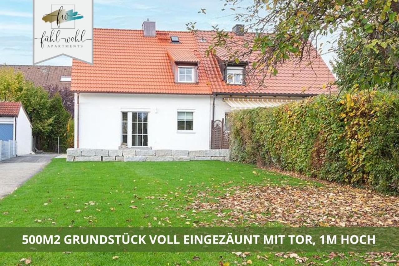 Ferienhaus Fantaisie - Wohnen Nahe Schlosspark -Stadtgrenze Bayreuth Fuer 1-5 Pers, Hunde Willkommen, Voll Eingezaeunt Eckersdorf Esterno foto